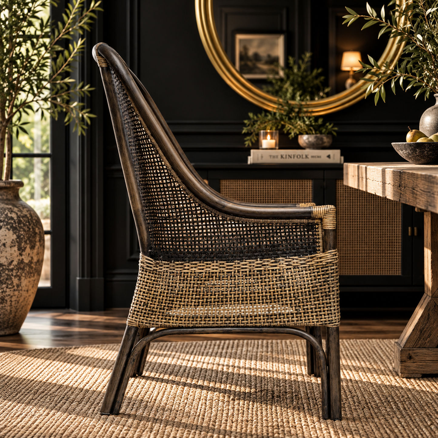 Malibu Hamptons Rattan Dining Chair
