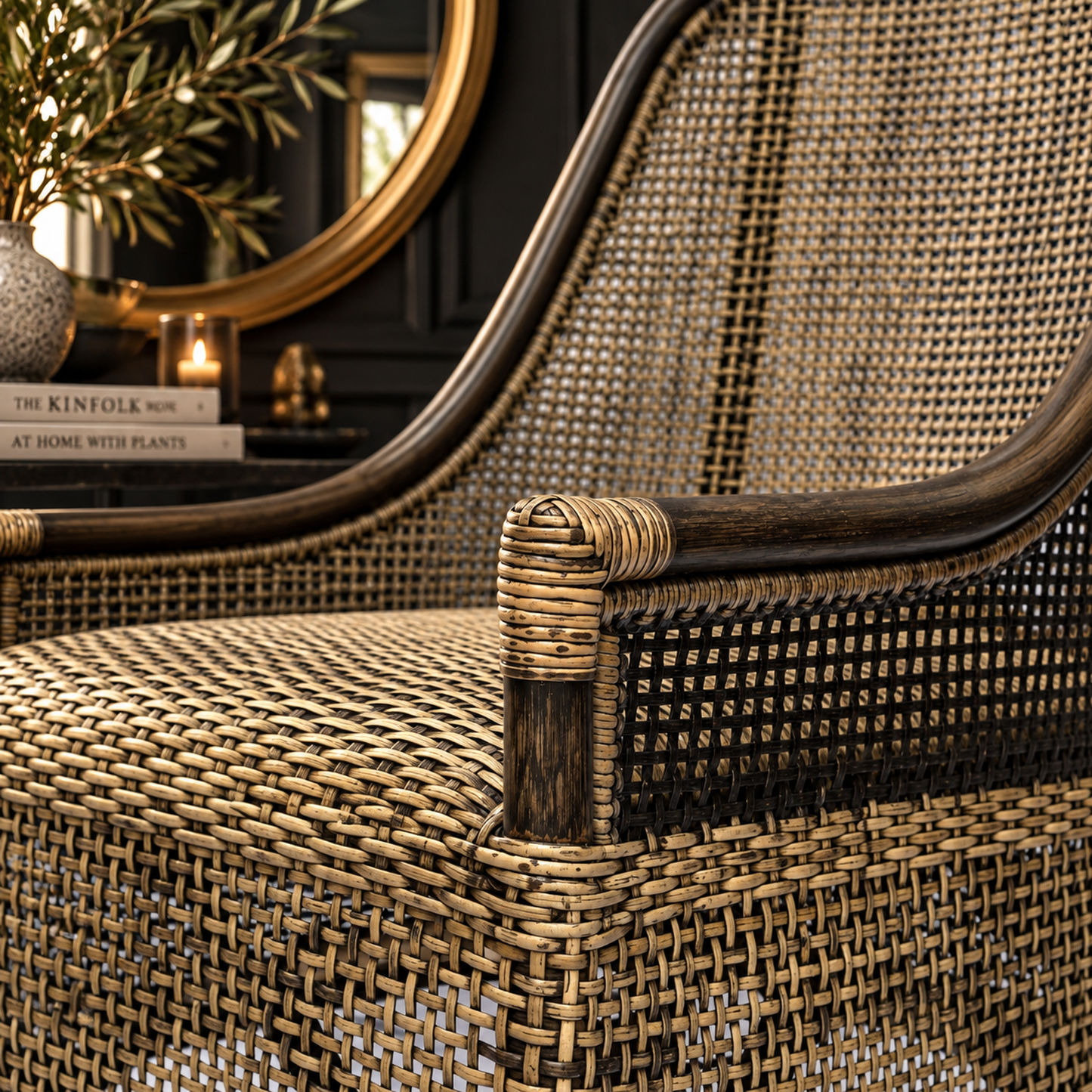 Malibu Hamptons Rattan Dining Chair