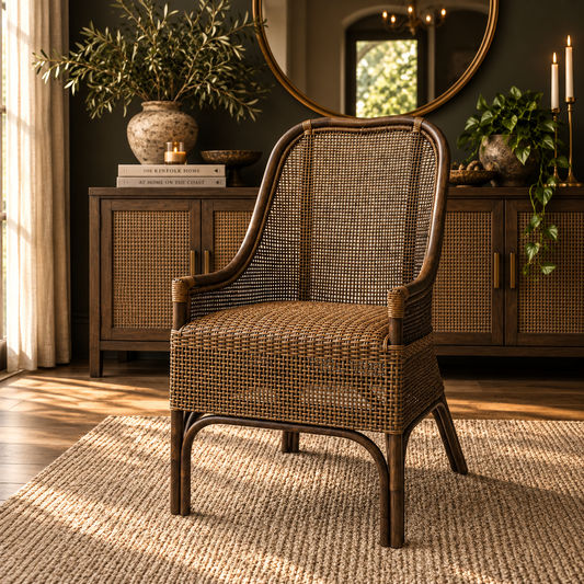 Malibu Hamptons Rattan Dining Chair
