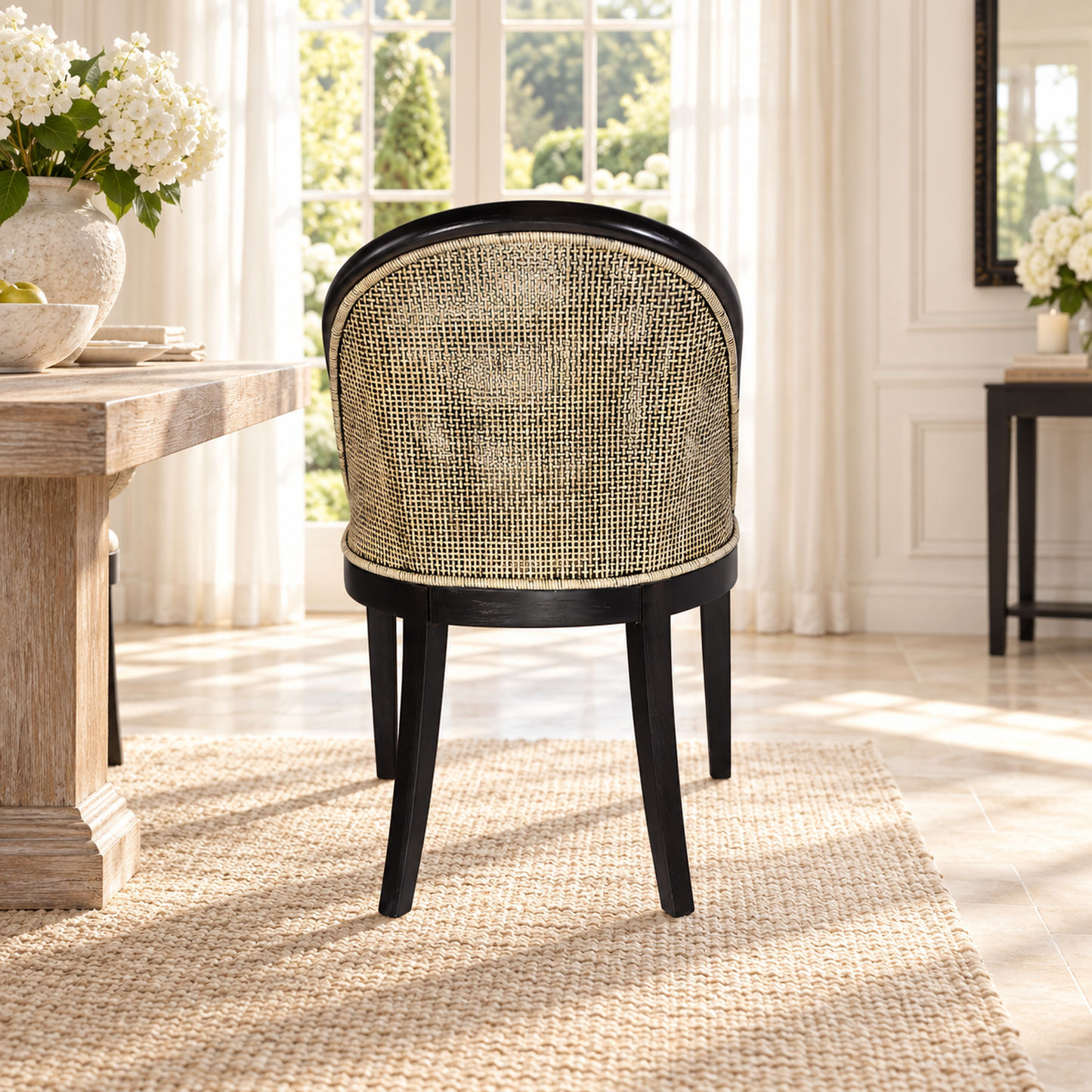 Southampton Solid Mindi Wood Hamptons Dining Chair