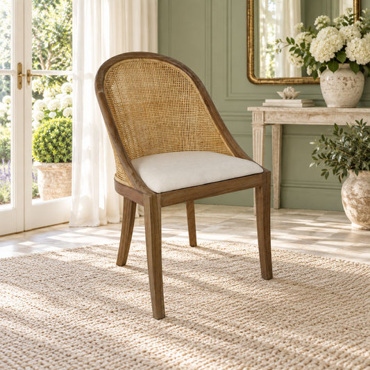 Southampton Solid Mindi Wood Hamptons Dining Chair