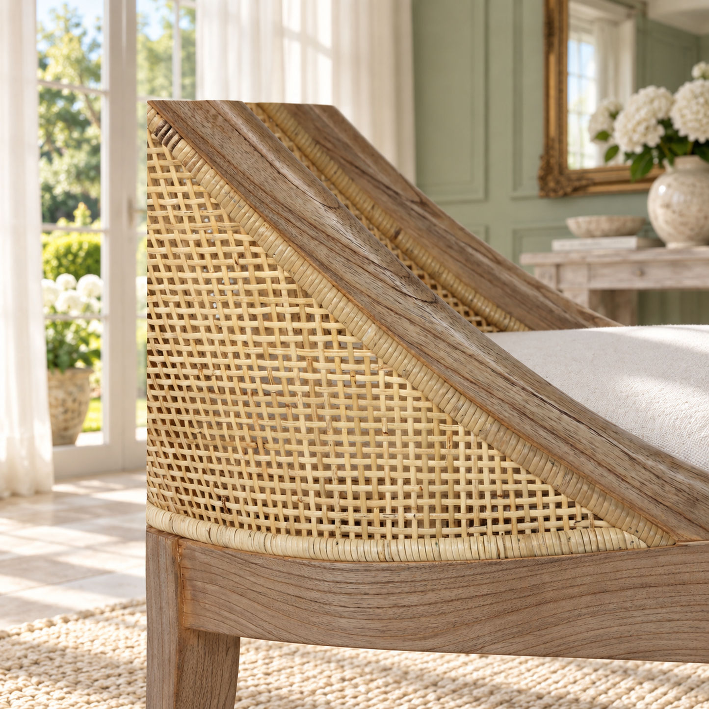 Southampton Solid Mindi Wood Hamptons Dining Chair