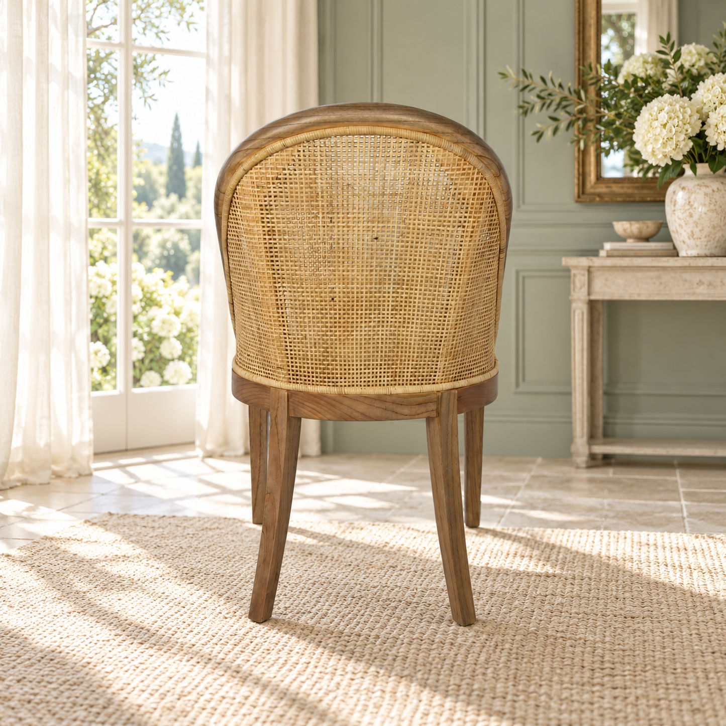 Southampton Solid Mindi Wood Hamptons Dining Chair