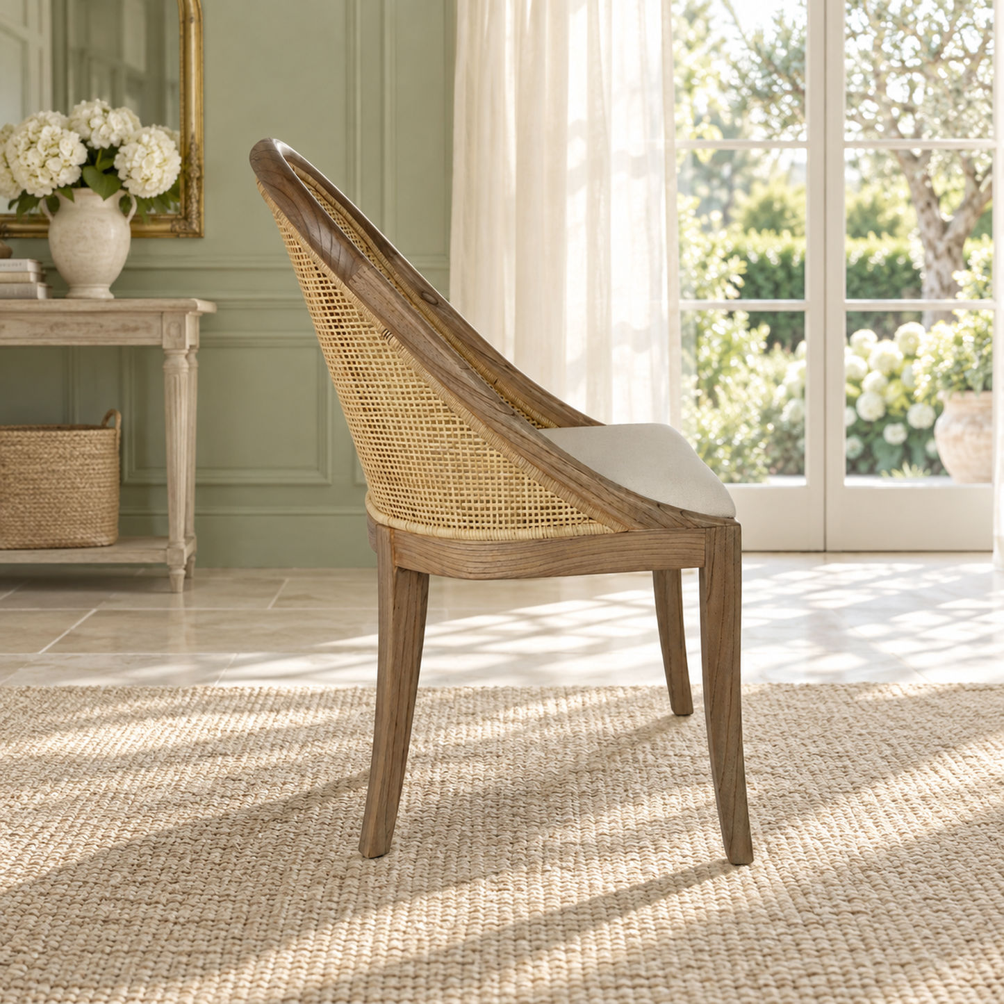Southampton Solid Mindi Wood Hamptons Dining Chair