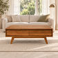 Alma Solid Tasmanian Blackwood 2-Drawer Coffee Table 120cm