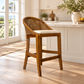 Southampton Solid Mindi Wood Hamptons Counter Stool