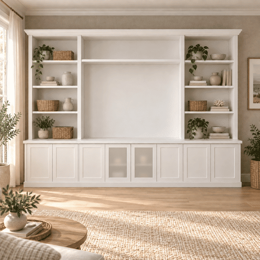 Harrington 5-Piece Wall Unit — TV Entertainment Centre & Bookcase