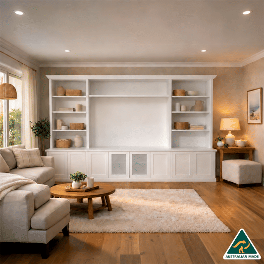 Harrington 5-Piece Wall Unit — TV Entertainment Centre & Bookcase