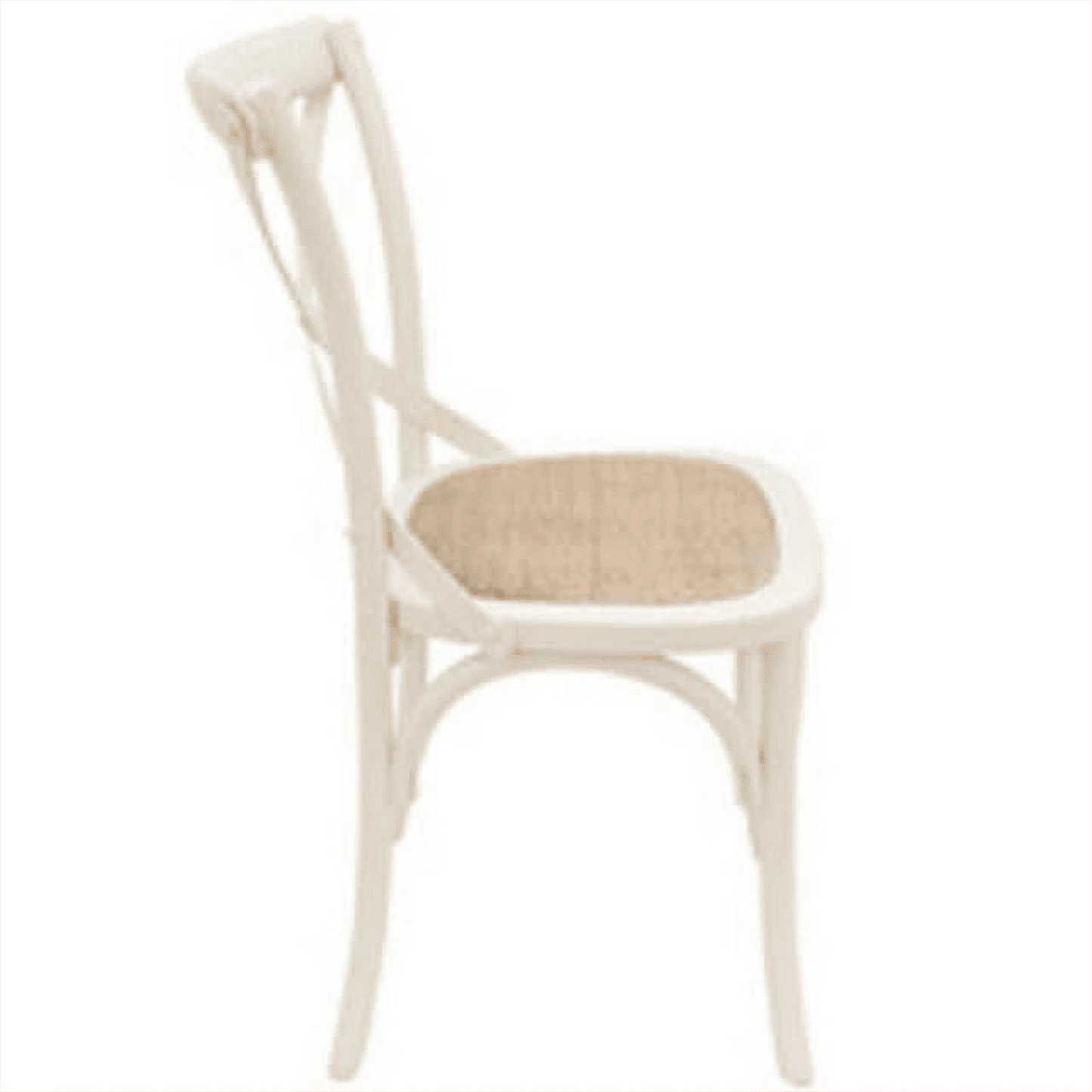 Fitan Solid Oak Square Dining Table 90cm & 4 Melrose Elm Cross Back Chairs