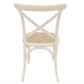 Fitan Solid Oak Square Dining Table 90cm & 4 Melrose Elm Cross Back Chairs