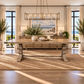 Kensit Hamptons Recycled Elm Parquetry Dining Table