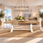 Kensit Hamptons Recycled Elm Parquetry Dining Table