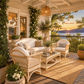 Denize Hamptons Rattan Armchair