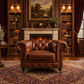 Rimini Hampton Court Aged Leather Armchair