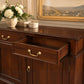 Stewart Queen Ann Style Solid Mahogany 4-Door 4-Drawer Buffet / Sideboard 200cm