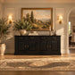 Tasmania Solid Mahogany 4-Door 4-Drawer Buffet / Sideboard