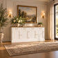 Tasmania Solid Mahogany 4-Door 4-Drawer Buffet / Sideboard