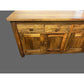 Solid Benato Indian Rosewood buffet with four doors and four drawers, showcasing rich wood grain and elegant craftsmanship.