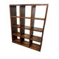 Solid Benato Indian Rosewood 12-cube display unit by MyChocolateWood, showcasing a sleek wooden storage and display piece.