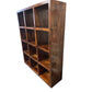 Solid Benato Indian Rosewood 12-cube display unit from MyChocolateWood, showcasing a stylish, natural wood storage solution.