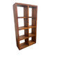 Solid Benato Indian Rosewood 8-cube display unit by MyChocolateWood, showing a sleek wooden storage piece with a natural finish.