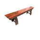 YUNNAN CHINESE ANTIQUE BENCH IN ELM WOOD 200CM - MyChocolateWood