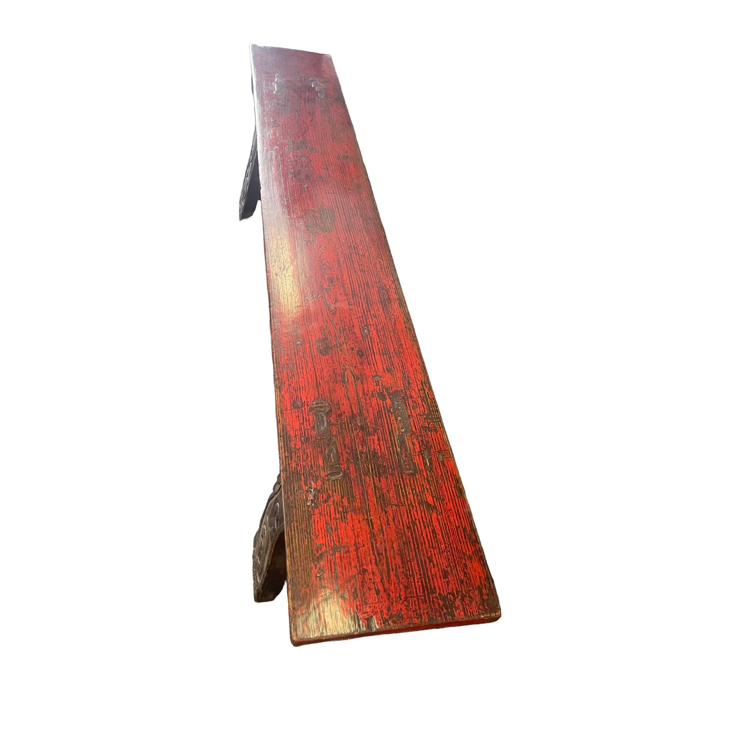 YUNNAN CHINESE ANTIQUE BENCH IN ELM WOOD 200CM - MyChocolateWood