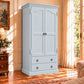 Cambridge Wardrobe / Armoire in Solid NZ Pine — Custom Made
