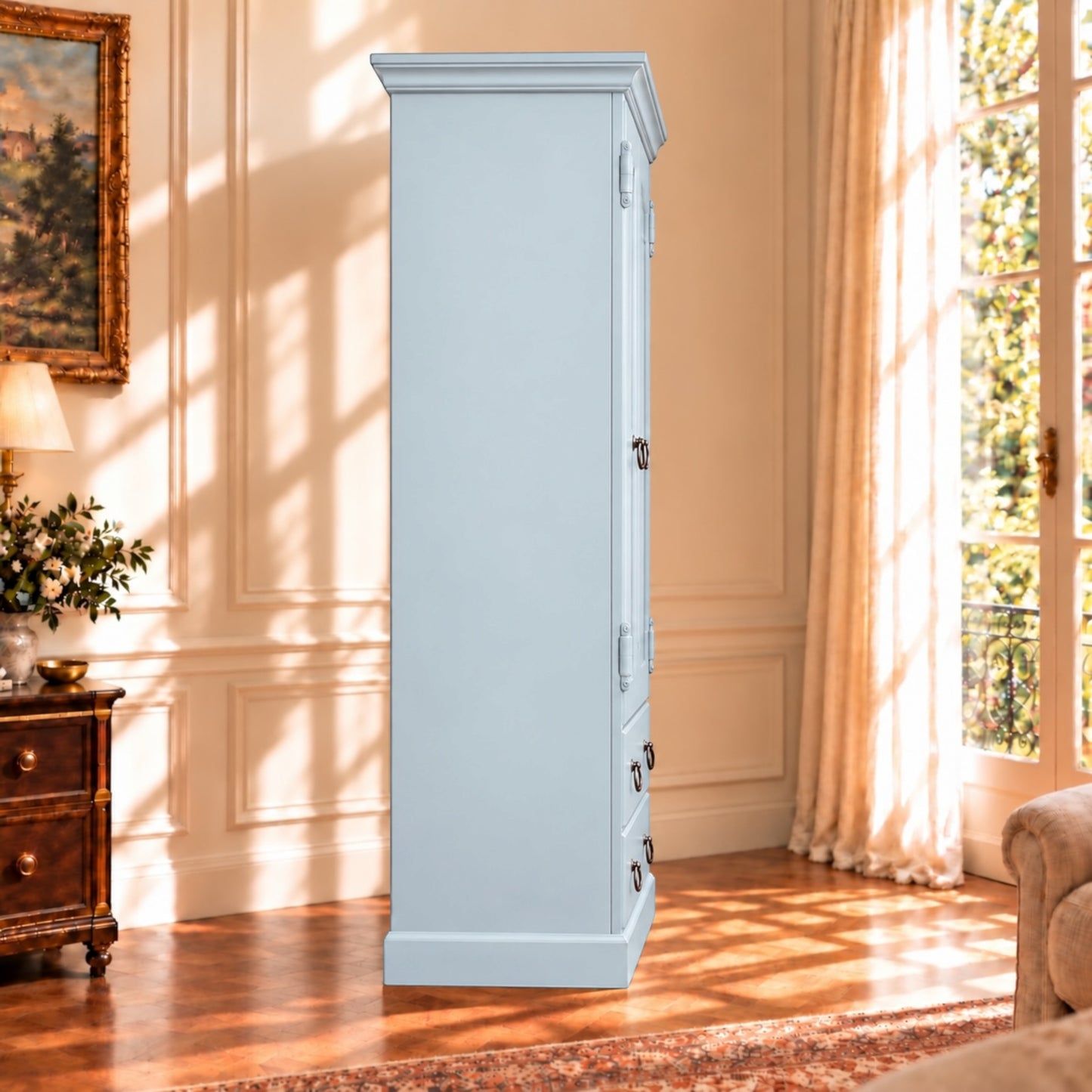 Cambridge Wardrobe / Armoire in Solid NZ Pine — Custom Made