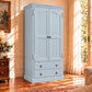 Cambridge Wardrobe / Armoire in Solid NZ Pine — Custom Made