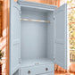 Cambridge Wardrobe / Armoire in Solid NZ Pine — Custom Made
