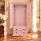 Cambridge Wardrobe / Armoire in Solid NZ Pine — Custom Made
