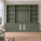 Harrington 5-piece wall unit in Dulux Mountain Camp