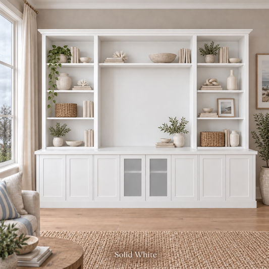 Harrington 5-piece wall unit in White