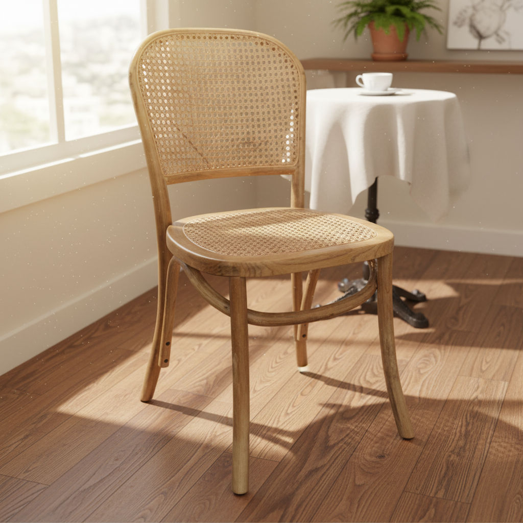 BERMUDA DINING CHAIR  RECYCLED ELM IN NATURAL COLOUR - MyChocolateWood