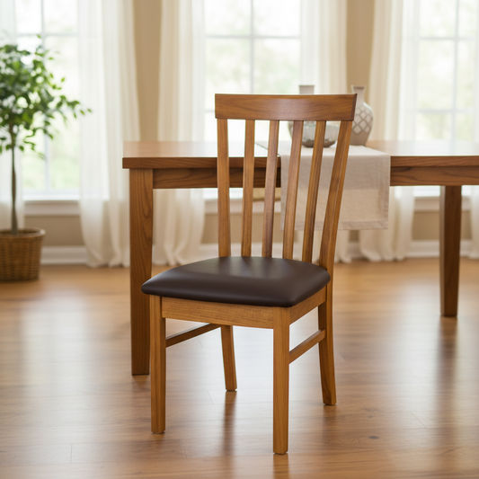 TOLEDO SOLID BLACKWOOD DINING CHAIR - FLOOR STOCK CLEARANCE - MyChocolateWood