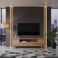 AVALON TASSIE OAK TV UNIT ETU 2 DOORS 2 DRAWERS  210CM - MyChocolateWood
