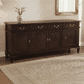 STEWART QUEEN ANN STYLE SOLID MAHOGANY 4 DOORS 4 DRAWERS 200CM BUFFET/SIDEBOARD IN CHOCOLATE - MyChocolateWood