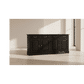 Tasmania Solid Mahogany 4 Door 4 Drawer Buffet / Sideboard in Chocolate - Chocolate Wood