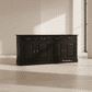 TASMANIA SOLID MAHOGANY BUFFET SIDEBOARD 4 DOORS AND 4 DRAWERS IN CHOCOLATE - MyChocolateWood
