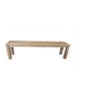 NEW MADRID RUSTIC COUNTRY BENCH RECYCLED ELM WOOD TIMBER FARMHOUSE 175CM - MyChocolateWood