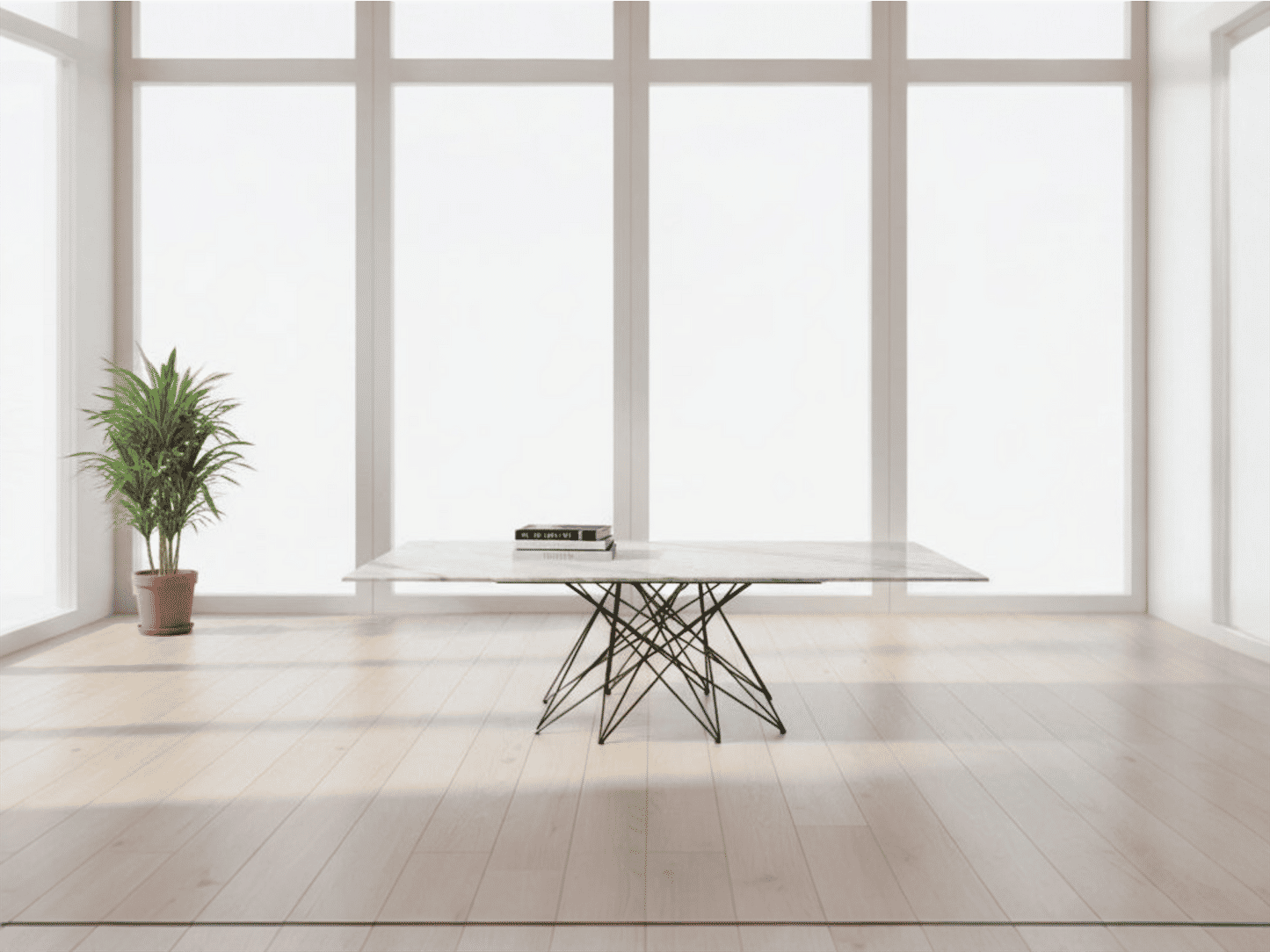 GLENDA MARBLE COFFEE TABLE IN WHITE - MyChocolateWood