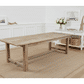 Valencia Recycled Elm Farmhouse Dining Table 240cm setting