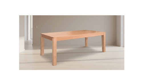 ZAFRAN MESSMATE TIMBER DINING TABLE  NATURAL 150CM - MyChocolateWood