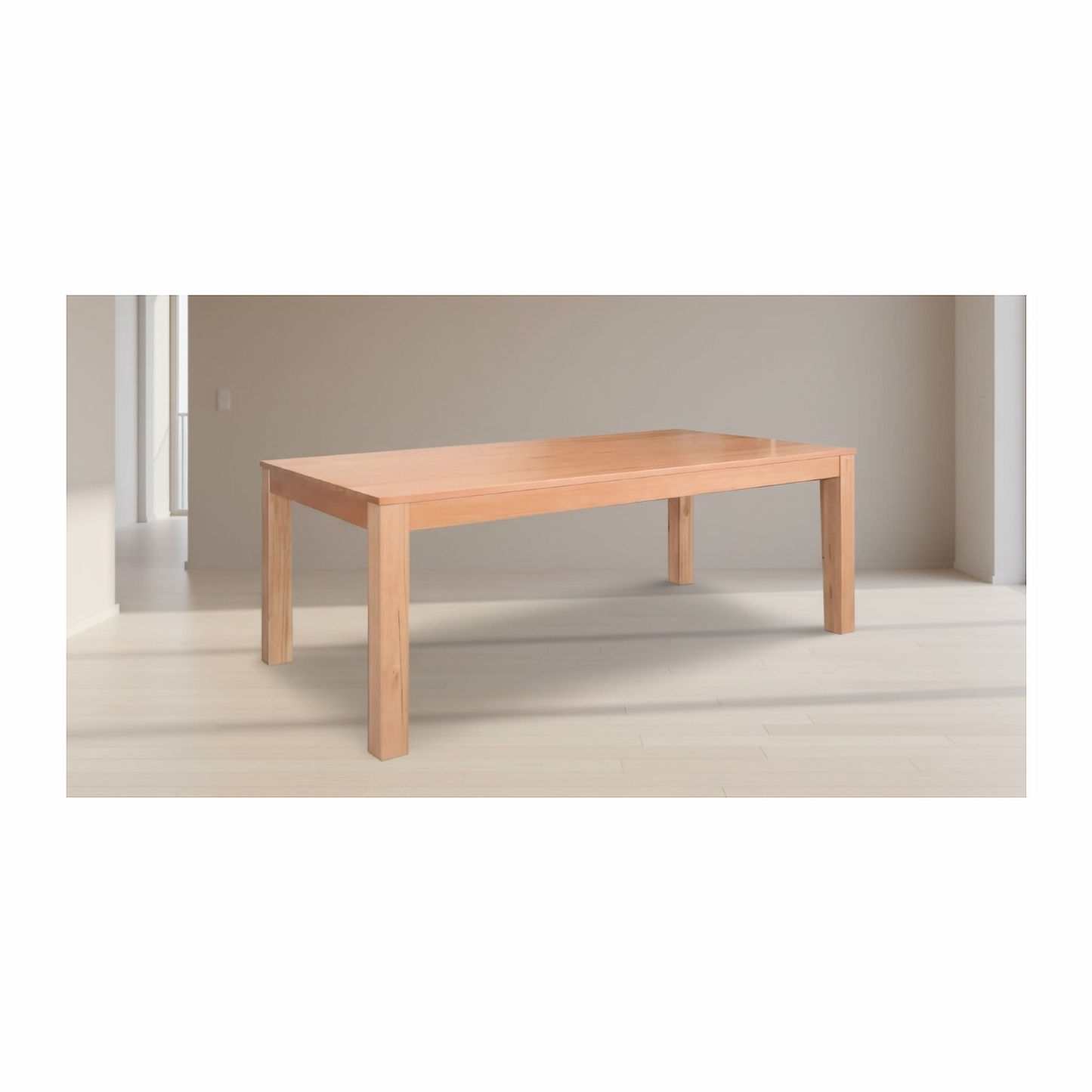 Zafran Messmate Timber Dining Table 150cm