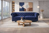 GOTCHA 3-SEATER CHESTERFIELD SOFA IN NAVY VELVET - MyChocolateWood