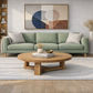TANSY ROUND COFFEE TABLE 120CM DIA. - SOLID VICTORIAN ASH - MyChocolateWood