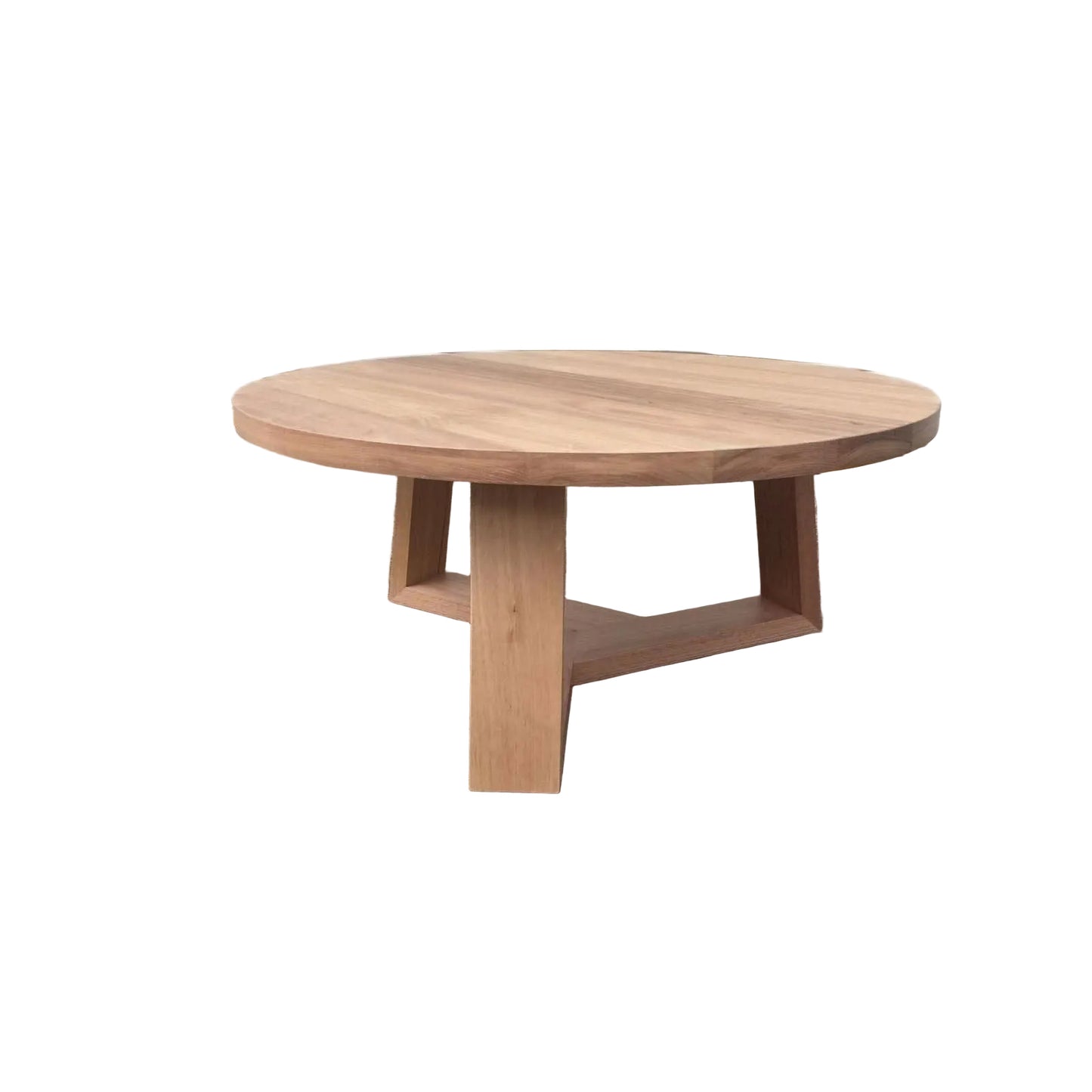 TANSY ROUND COFFEE TABLE 120CM DIA. - SOLID VICTORIAN ASH - MyChocolateWood