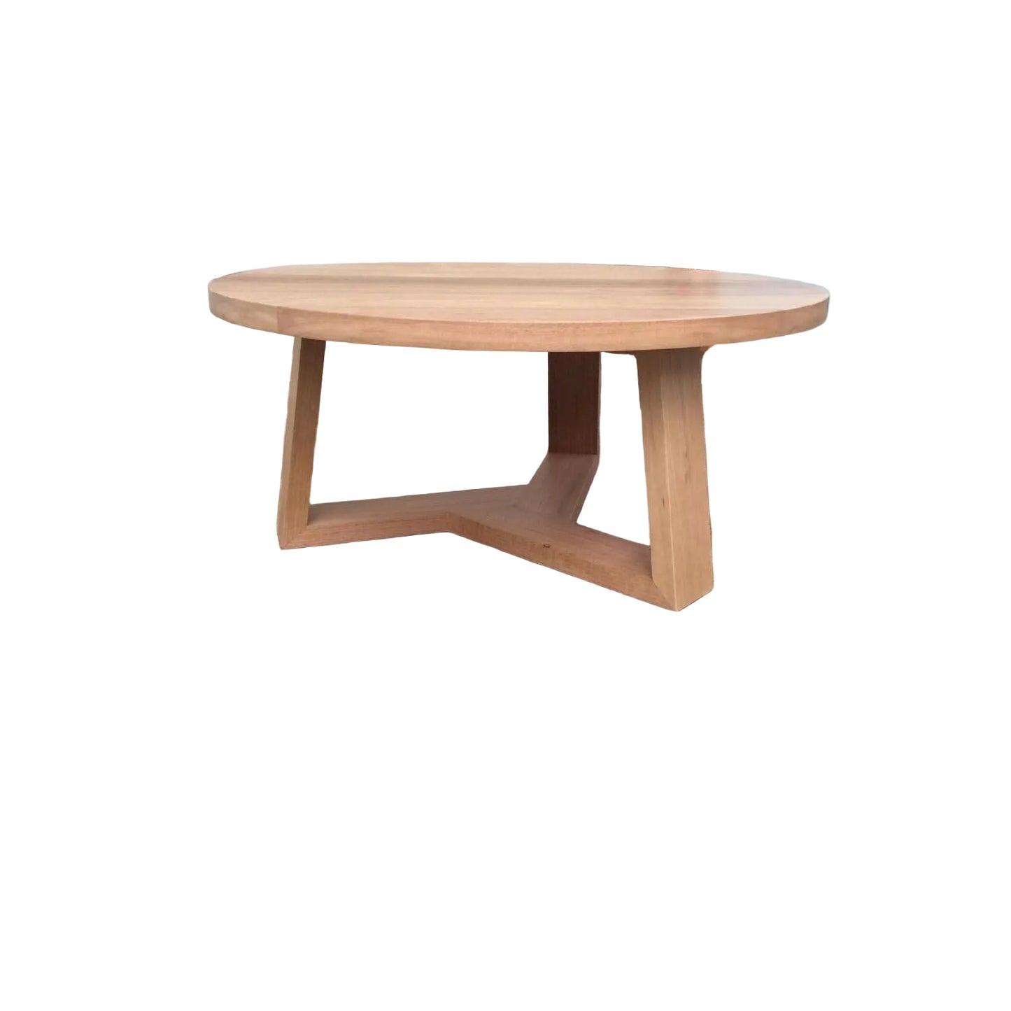 TANSY ROUND COFFEE TABLE 120CM DIA. - SOLID VICTORIAN ASH - MyChocolateWood