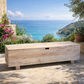 VILLA RUSTIC LOUVRE STYLE BENCH/STORAGE BOX 160CM IN RECYCLED ELM - MyChocolateWood